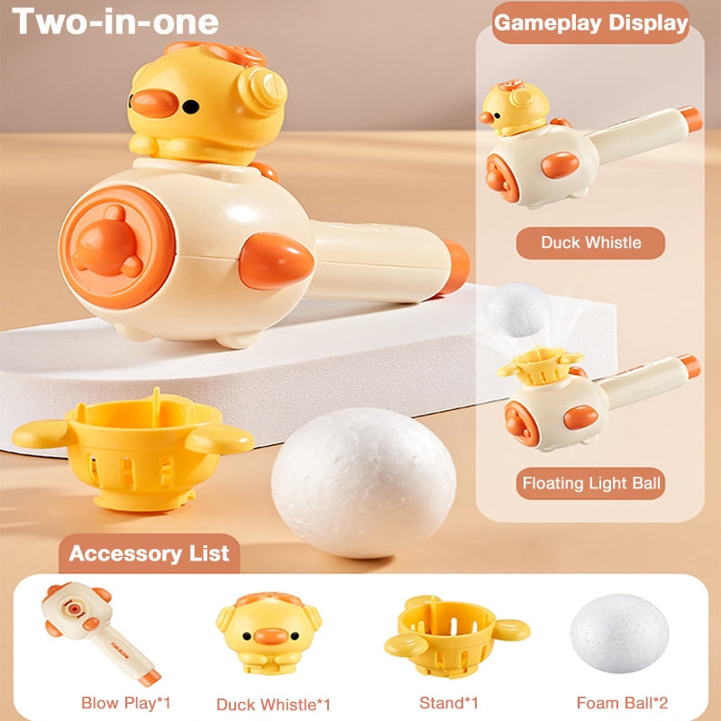 Blow Toy Children's Air Blowing Floating Ball - Lung Exercise, Breath Control Game, Sensory Integration Training Interactive Toy