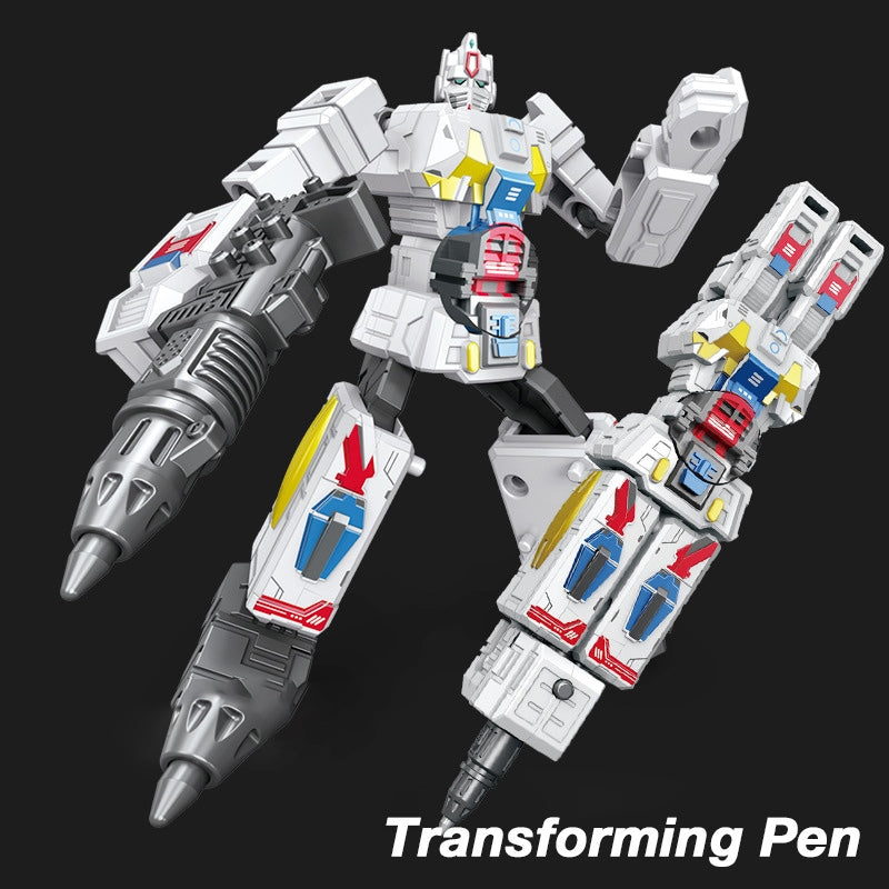 Transforming Ballpoint Pen, 2-in-1 Toy and Stationery for Kids, Write and Transform