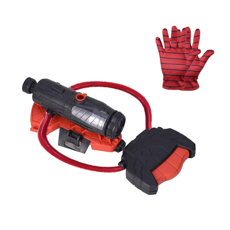 Spider Wrist Shooter – Wearable Spider Gloves with Manual Press for Continuous Water Blasting Toy for Kids