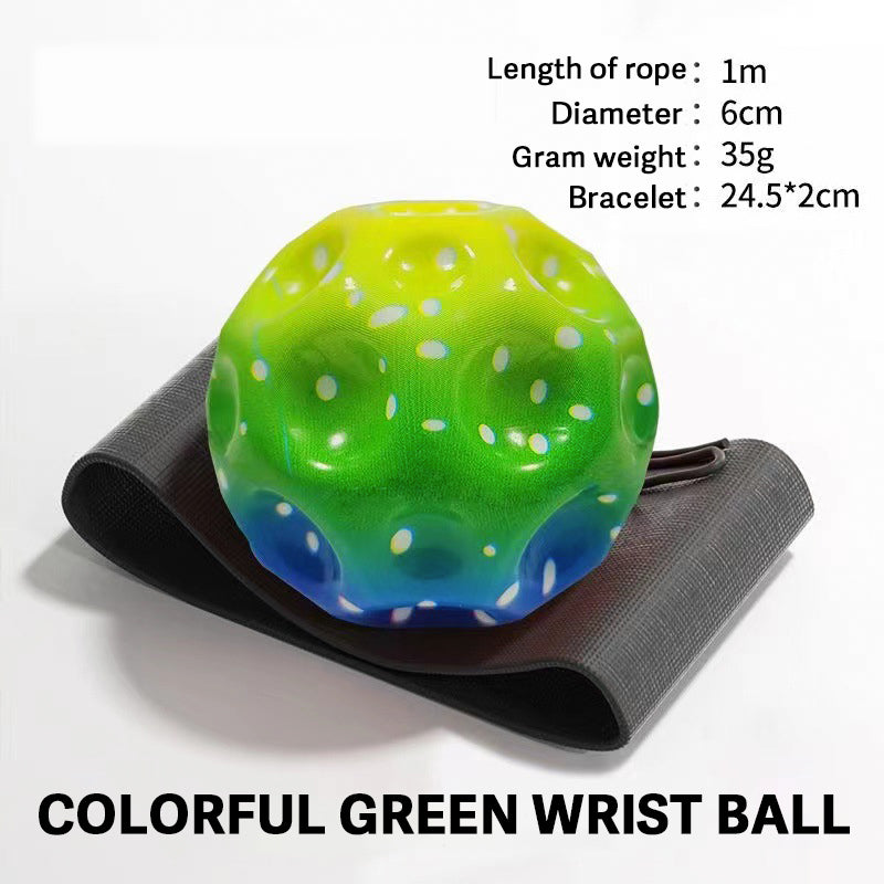 Wrist Pressure-relieving Rebounding Band With Light-emitting Function and High Elasticity Lunar Stone