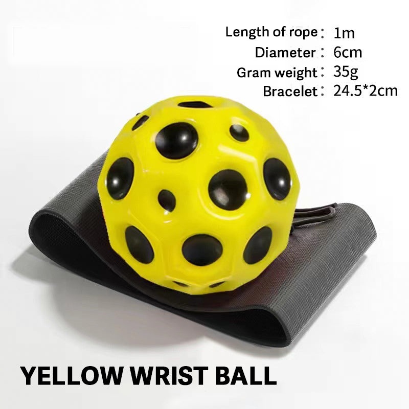 Wrist Pressure-relieving Rebounding Band With Light-emitting Function and High Elasticity Lunar Stone