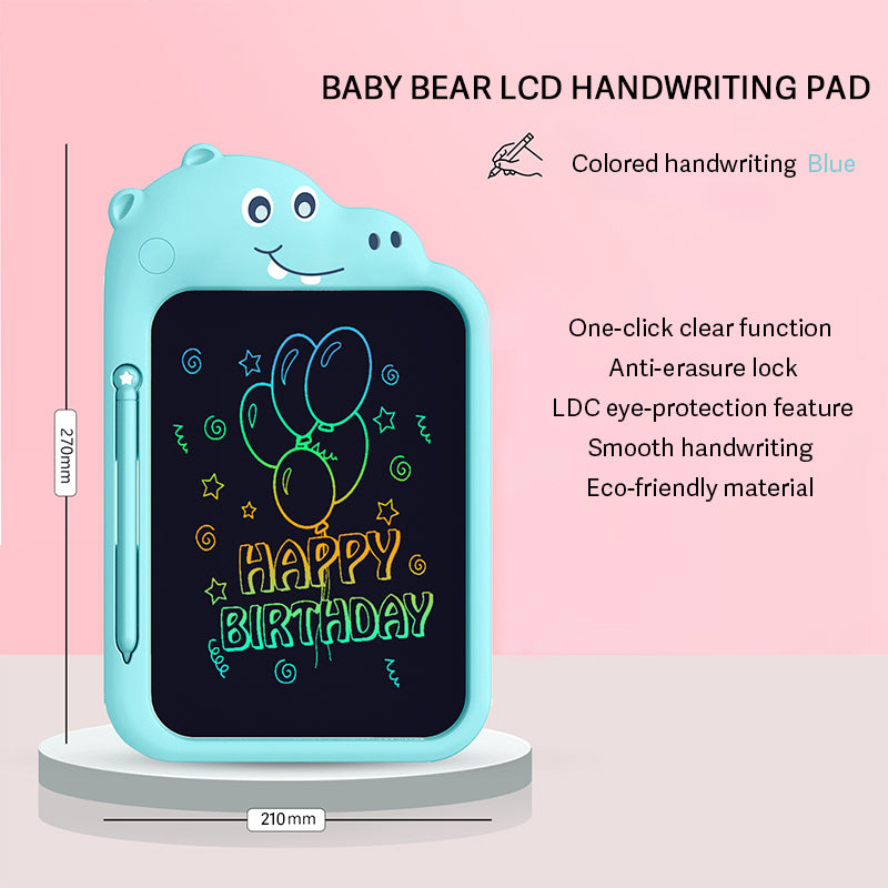 Cartoon Animal Painting, Puzzle and Doodling Large Screen Children's Color Drawing Board