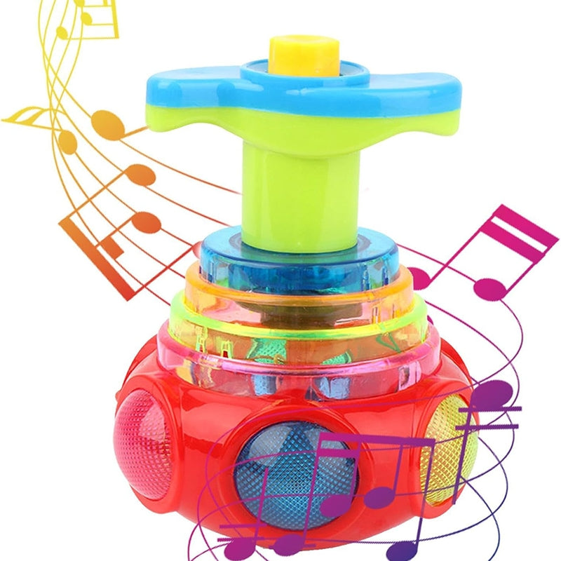 Music Gyro Kids Toy,With Colorful Light For Children