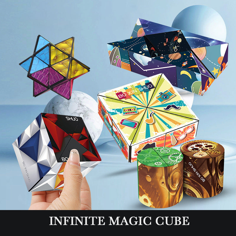 Solid Geometry 3D Infinite Magic Cube Children's Educational Toys