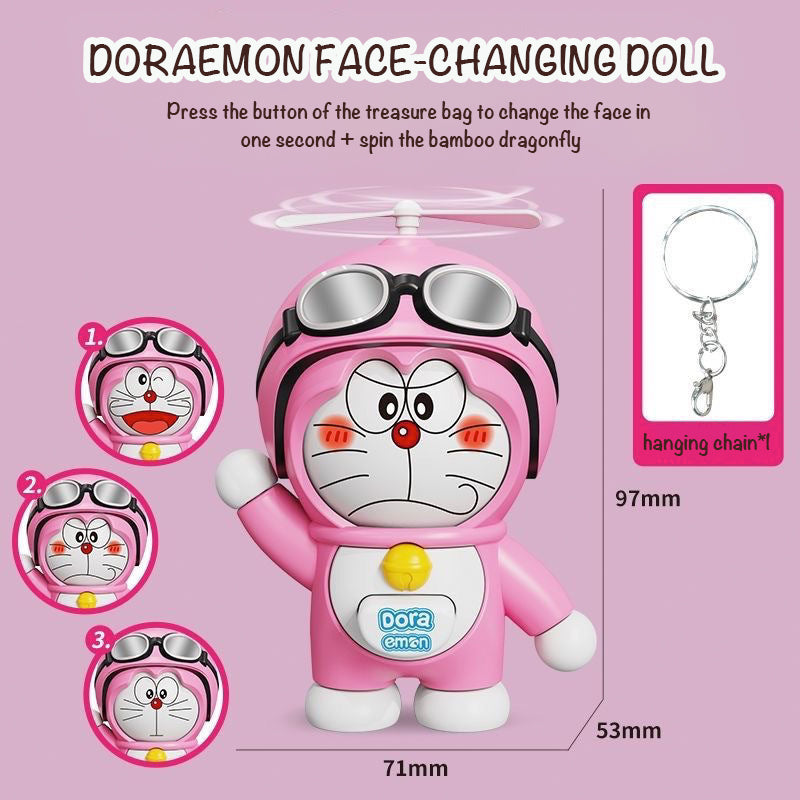 Face-changing Doll Pendant Trendy Gift Keychain Decompression Creative Ornaments