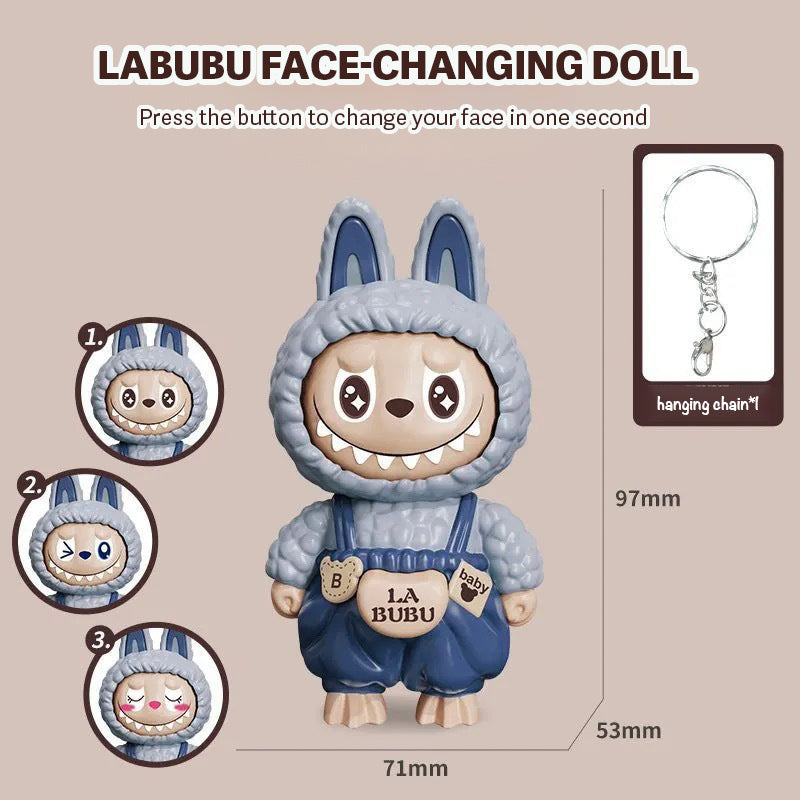Face-changing Doll Pendant Trendy Gift Keychain Decompression Creative Ornaments