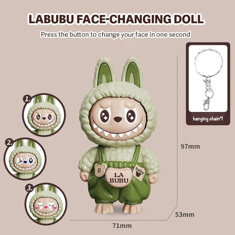 Face-changing Doll Pendant Trendy Gift Keychain Decompression Creative Ornaments