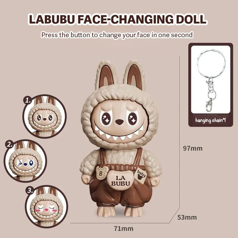 Face-changing Doll Pendant Trendy Gift Keychain Decompression Creative Ornaments