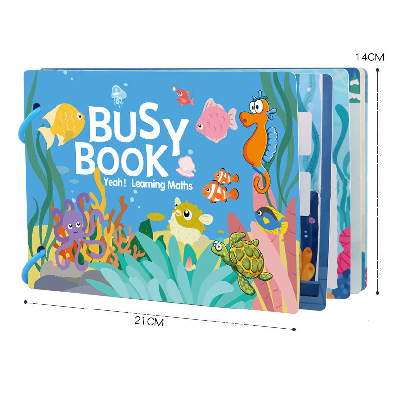 Montessori Busy Book for Toddlers – Sticker Learning Toy
