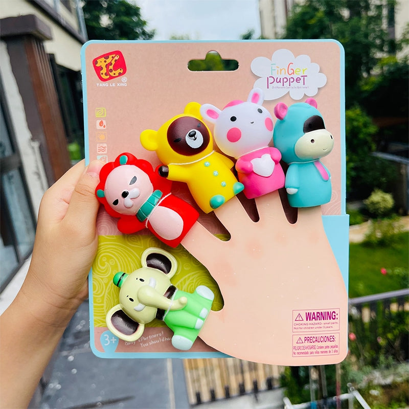 DIY Cartoon Finger Puppet Finger Doll Toy