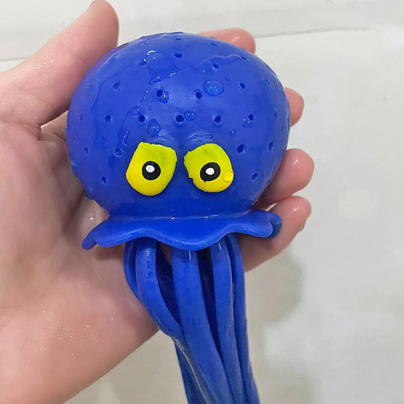 Octopus Water-Spraying Squeeze Toy
