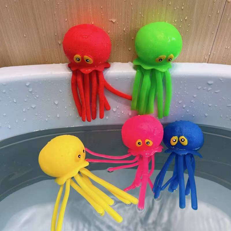 Octopus Water-Spraying Squeeze Toy