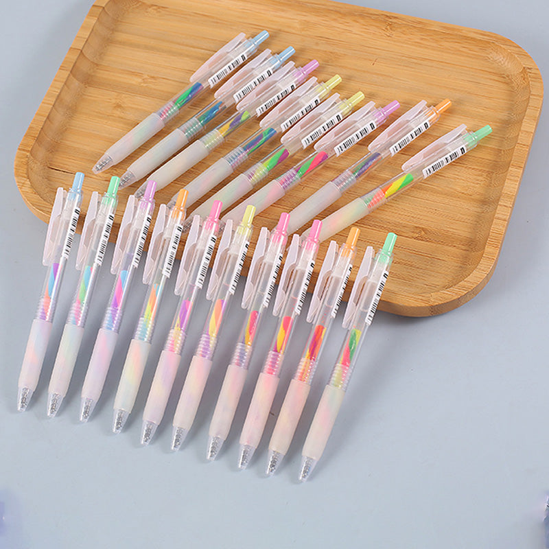Gradient Rainbow Pen – 3 Colors, Stylish Gel Ink
