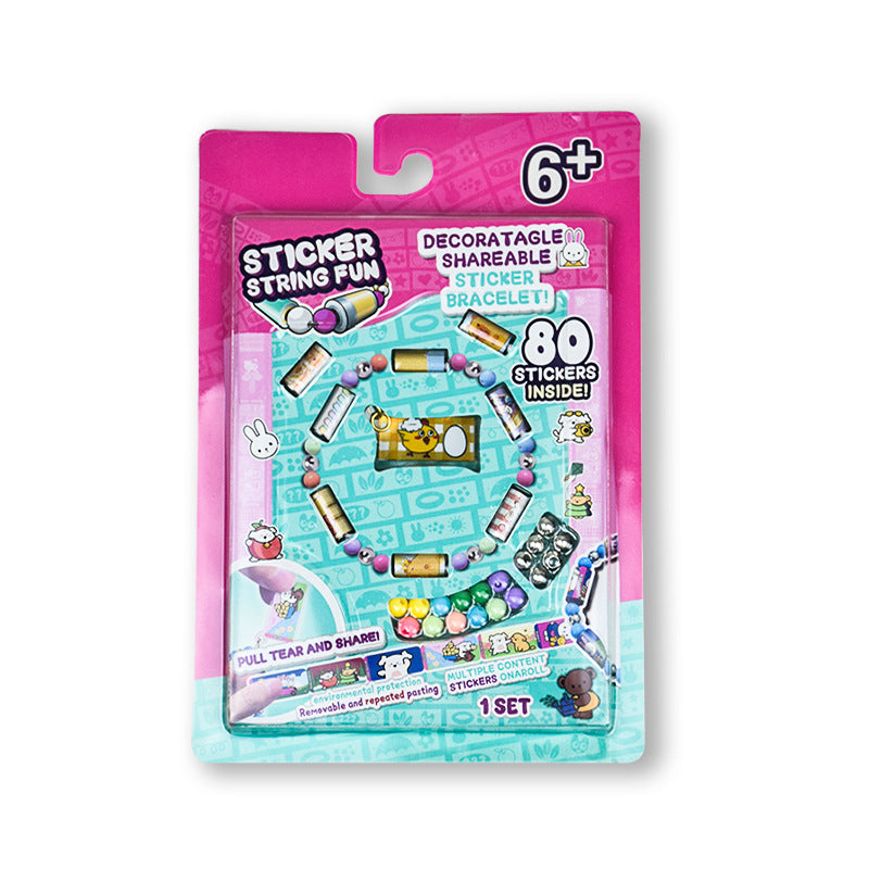 Children’s DIY Sticker Bracelet – Handmade Jewelry Kit
