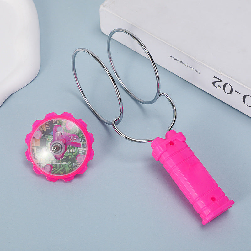 Hand-Spinning Magnetic LED Gyro Toy