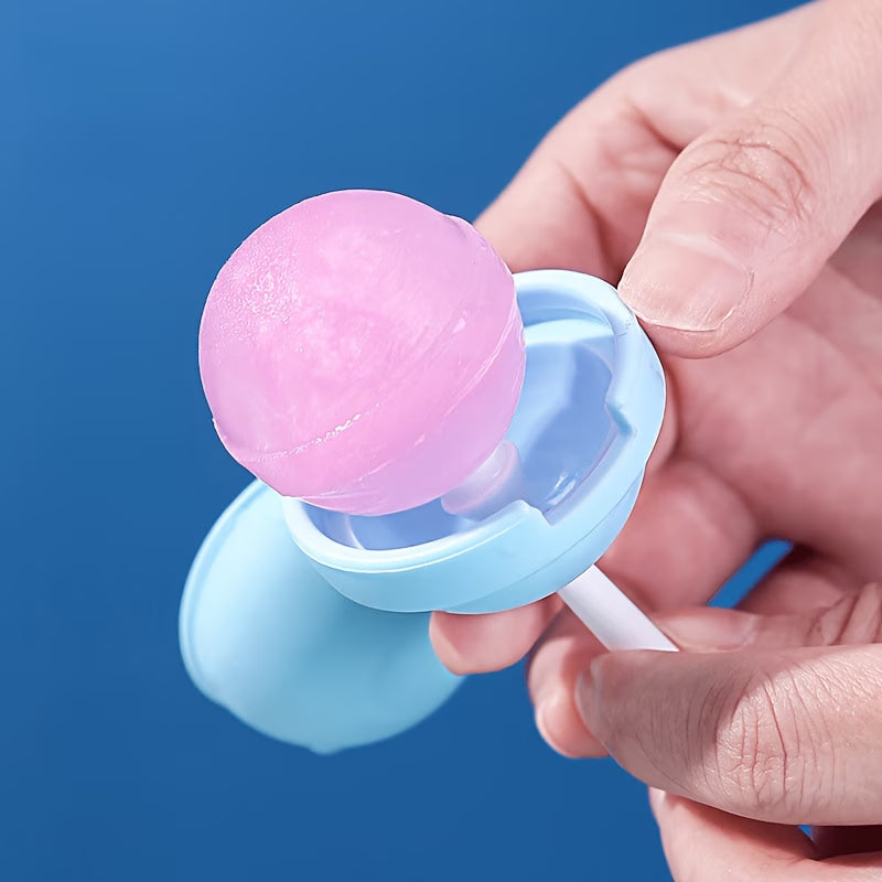 Creative Lollipop Ice Popsicle Mold – Food-Grade Homemade Ice Cream Maker for Baby Snacks & Frozen Treats 🍭❄️