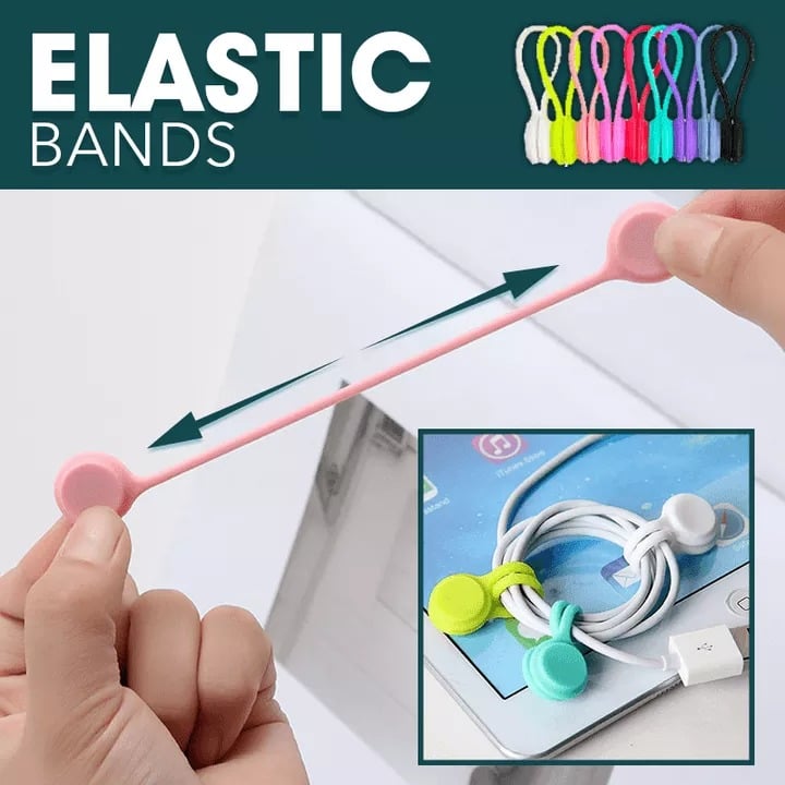 Silicone Magnetic Earphone Cable Winder