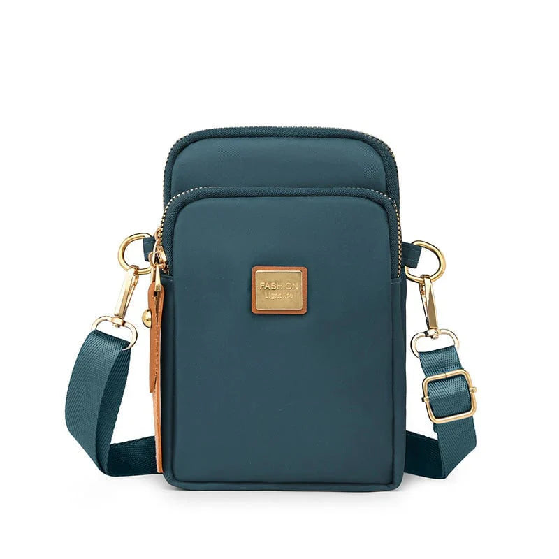 Fashionable three-layer versatile shoulder bag