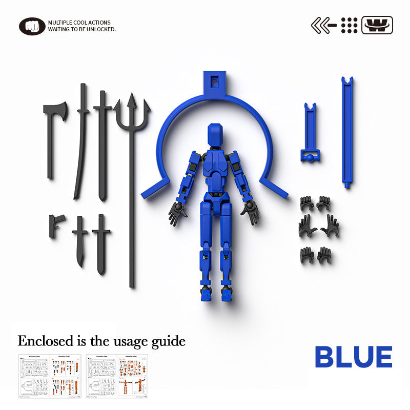 Magnetic Articulated Action Figure Poseable DIY Model Collectible