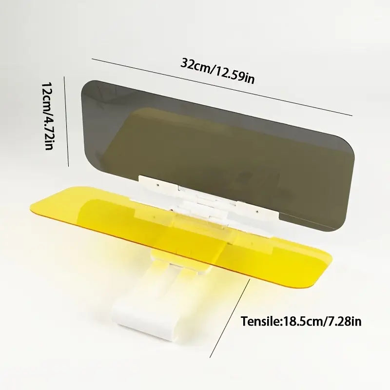 Day & Night Anti-Glare Driving Sun Visor – Universal Car Sunshade