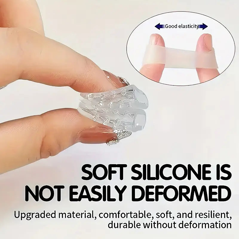 10pcs Clear Breathable Anti-Friction Foot Protectors