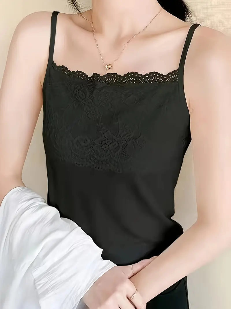Women's Elegant Lace Camisole Tank Top
