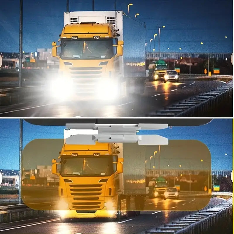 Day & Night Anti-Glare Driving Sun Visor – Universal Car Sunshade