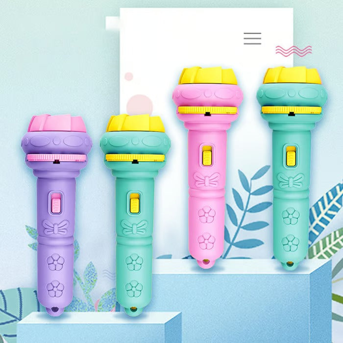 Cartoon children's projection flashlight