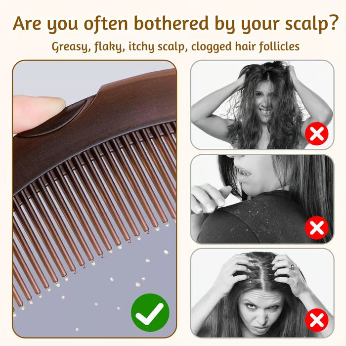 Wash-Free Hair & Dandruff-Free Massage Comb