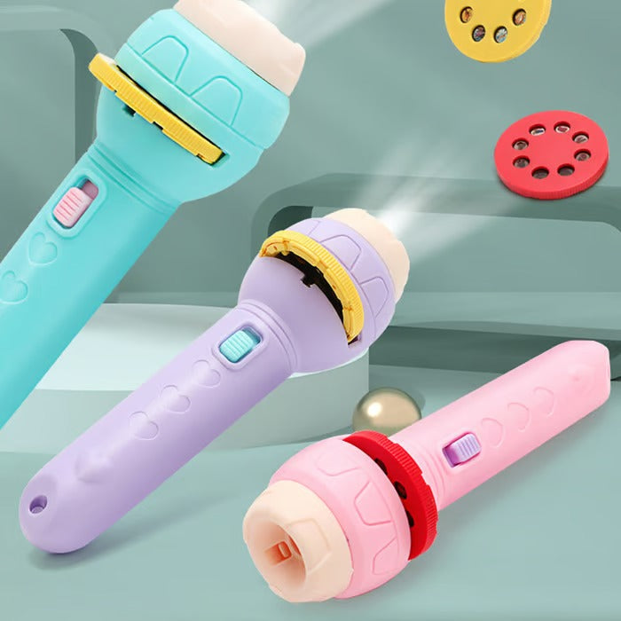 Cartoon children's projection flashlight