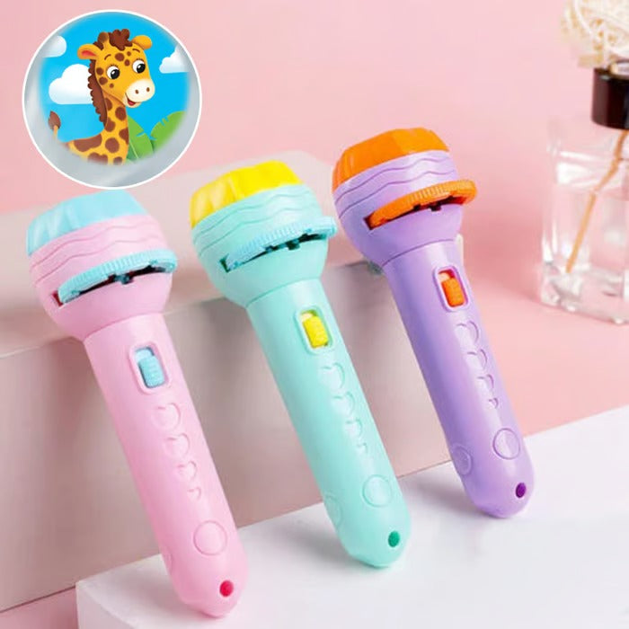 Cartoon children's projection flashlight