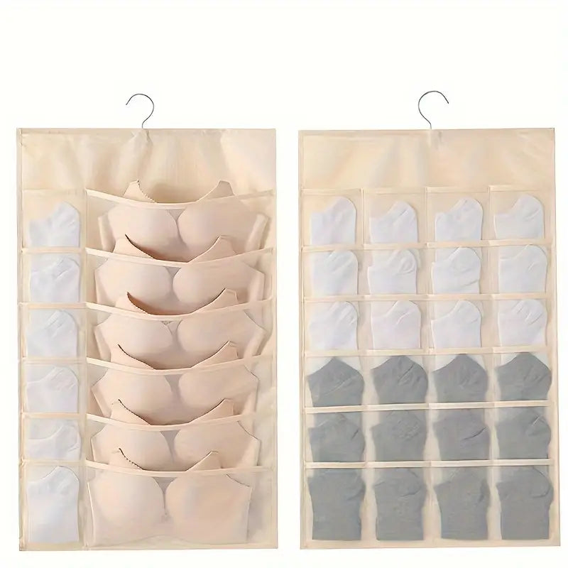 Double-Sided Hanging Bra & Socks Pouch
