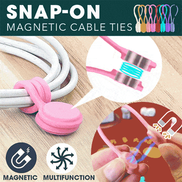 Silicone Magnetic Earphone Cable Winder