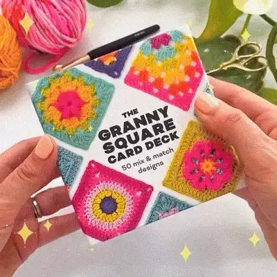 Granny Square Instructional Card Set