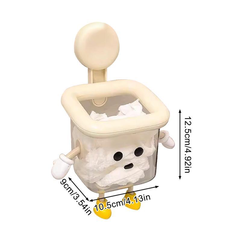 Dopamine Suction Wall-Mounted Storage Box, Minion Draining Shelf for Bathroom & Kitchen