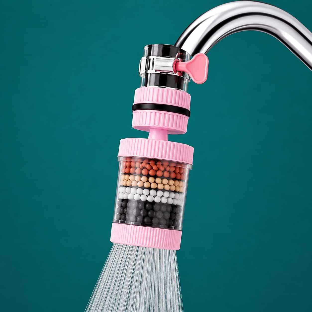 6-Layer Faucet Filter|Cleaner Water Every Day