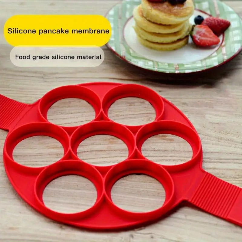 7-Hole Silicone Pancake & Egg Mold