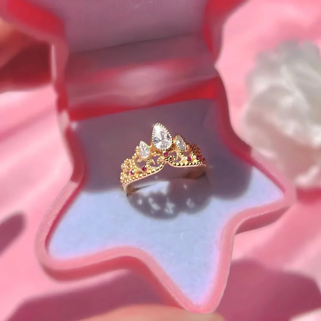 Rapunzel Adjustable Crown Ring