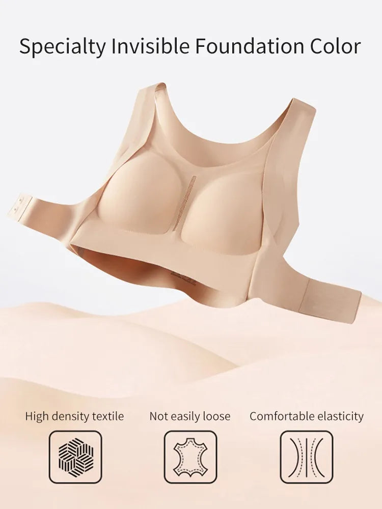 Invisible Anti-sagging Bra For Posture Correcting Day To Night Wearable One-piece Hollow Back Non-stuffy