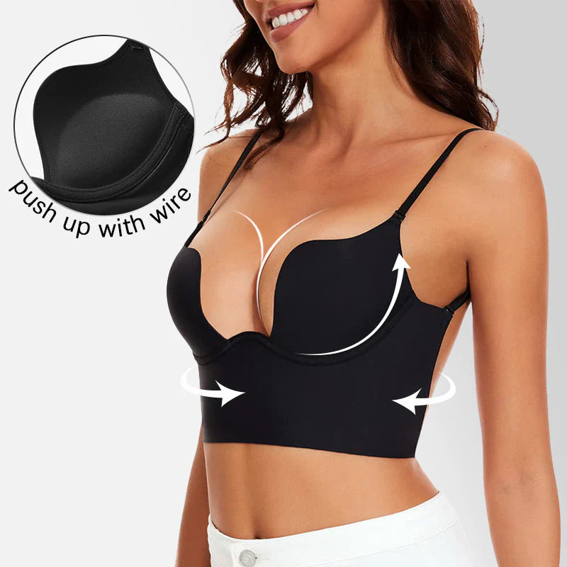 High-Quality French Style Push-Up Bra With Side Support