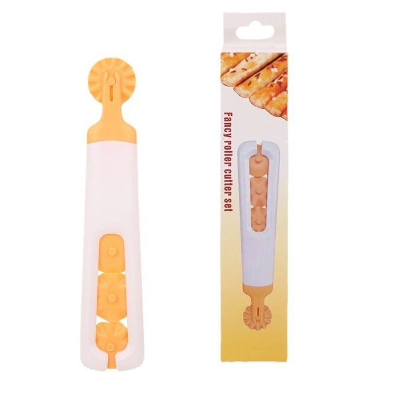 4-in-1 Multi-Function Dough Cutter Rotary Wheel