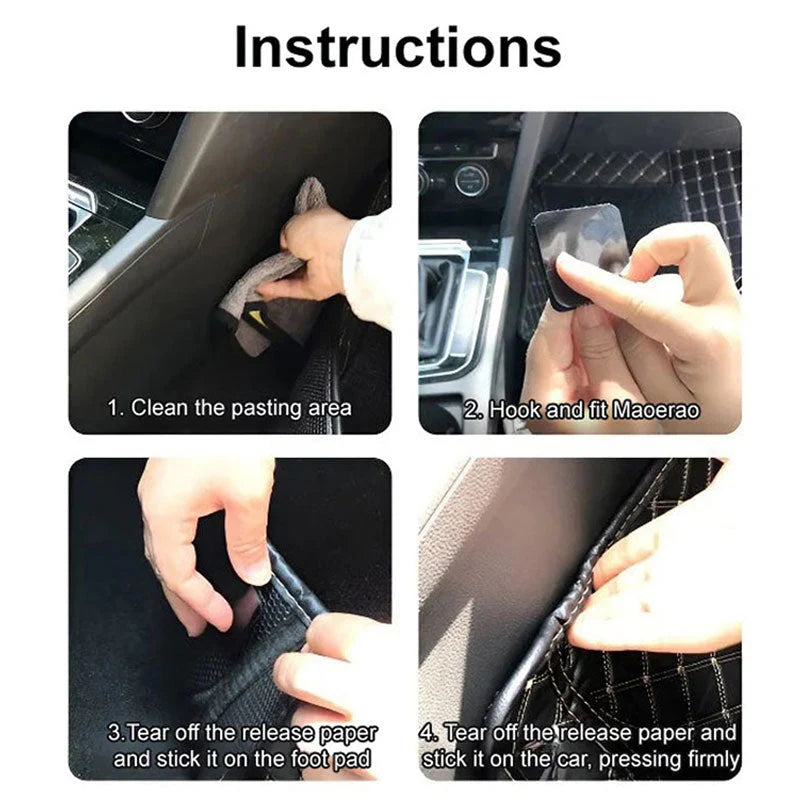 Invisible fixing sticker, double-sided adhesive Velcro