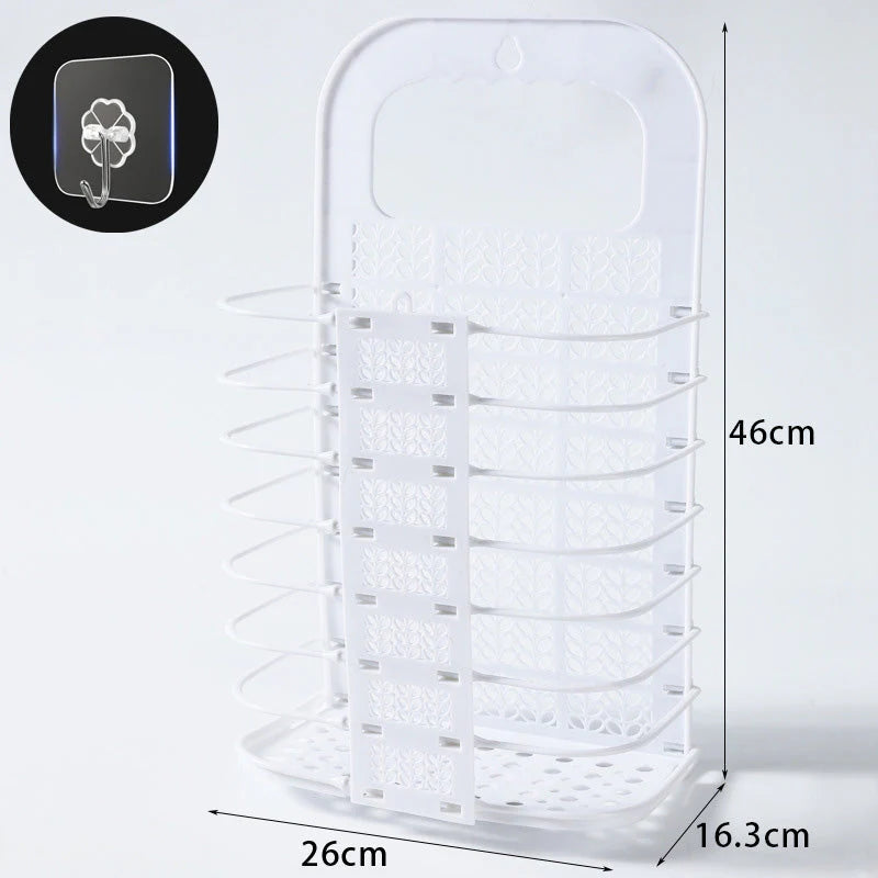 Foldable Wall-Mounted Laundry Basket