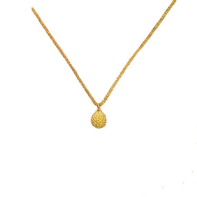 সোনালী আনারসের দুল নেকলেস