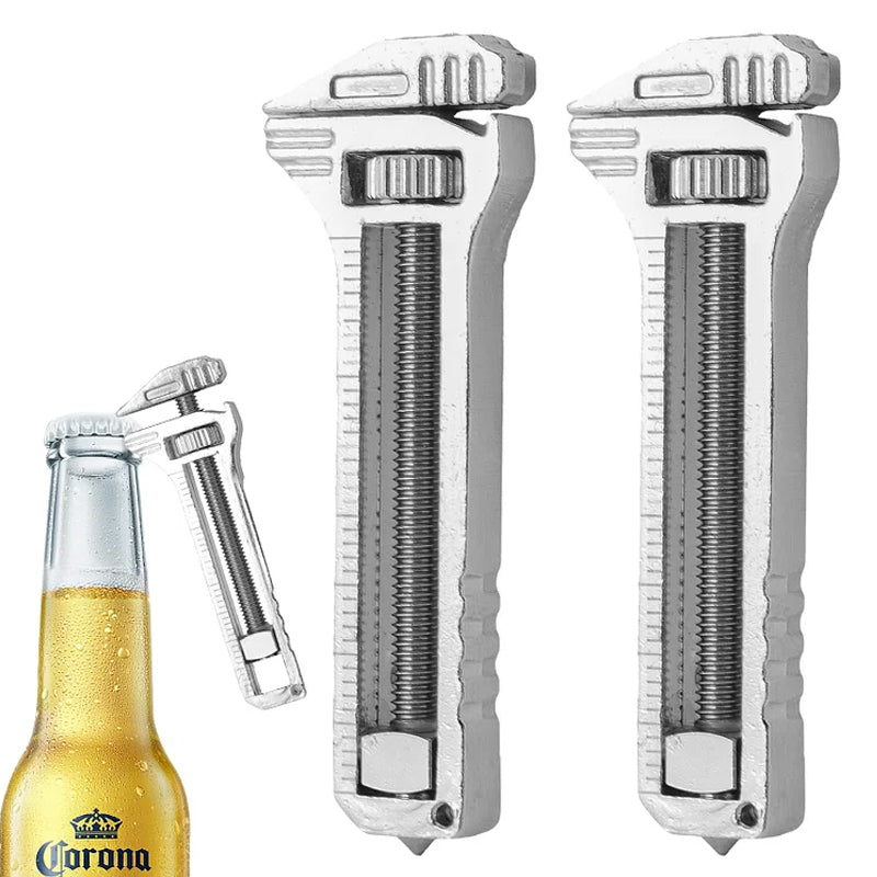 Multifunctional Knife Bottle Opener Measuring Wrench Tool