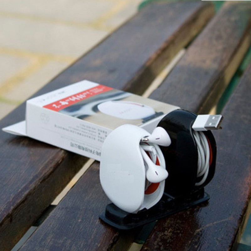 Automatic Retractable Cable Reel Organizer