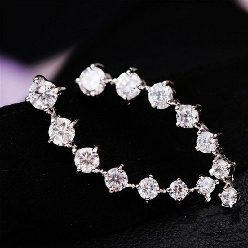 Rhinestone Long Earrings Big Dipper Constellation Jewelry