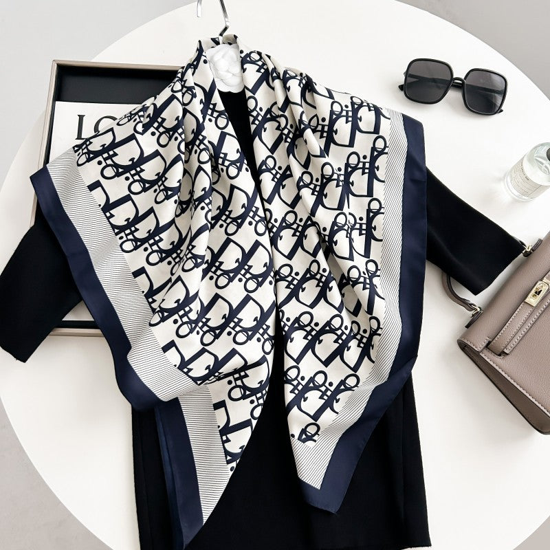 35-Inch Satin Scarf – Head Wrap & Neck Scarf, Smooth & Sun Cover