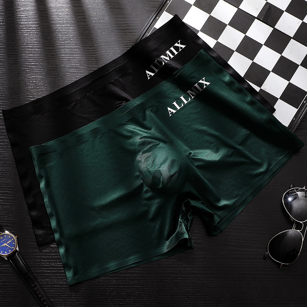 Men’s 3D Ice Silk Underwear – Sheer & Sexy Boxer Briefs