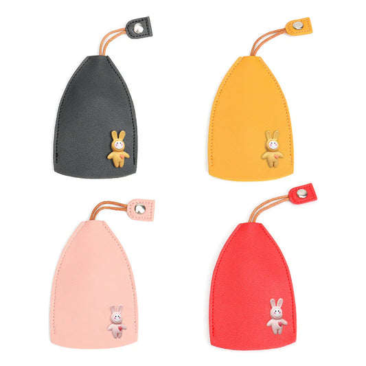 4 Pcs-Cute PU Leather Key Bag